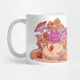 Sapphic Frog Toadstool Tea Cup Mug